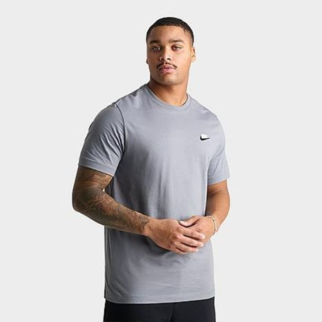 Nike Sportswear Club T-Shirt, M - Smoke Grey/White