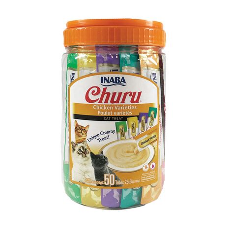 INABA Chicken Variety Jar, Lickable Creamy Puree Cat Treats