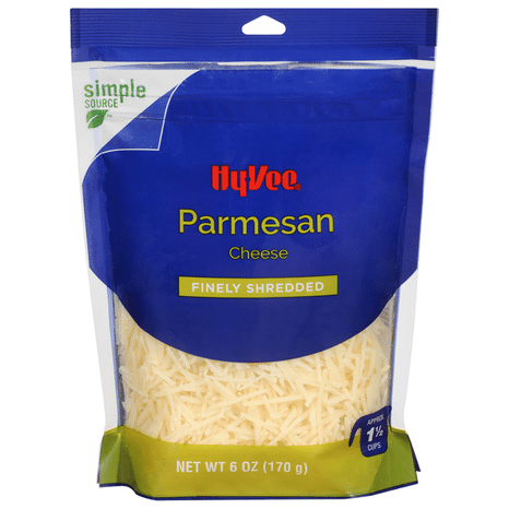 Hy-Vee Cheese, Parmesan, Finely Shredded