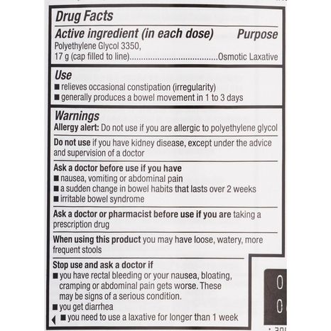 CVS Health Purelax, Unflavored, Powder