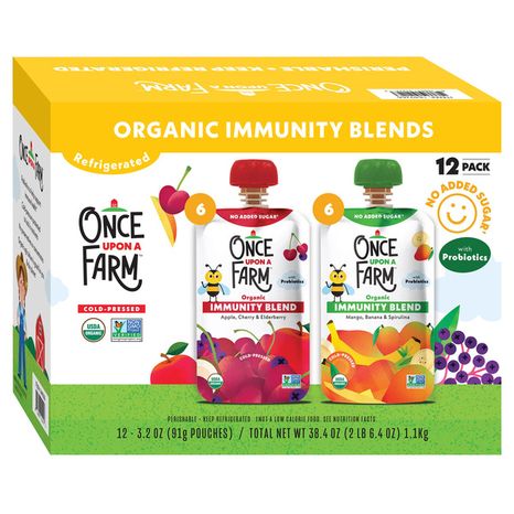 Once Upon a Farm Organic Immunity Blends