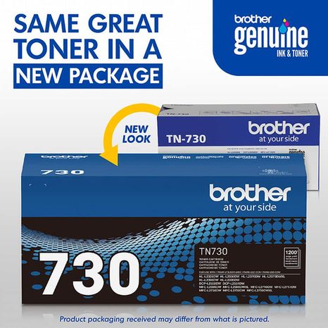 Brother TN730 Standard Yield Black Toner Cartridge
