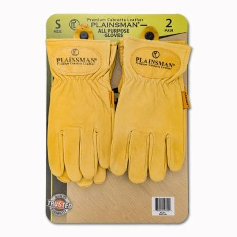 Plainsman Men's Premium Cabretta Gloves - Yellow