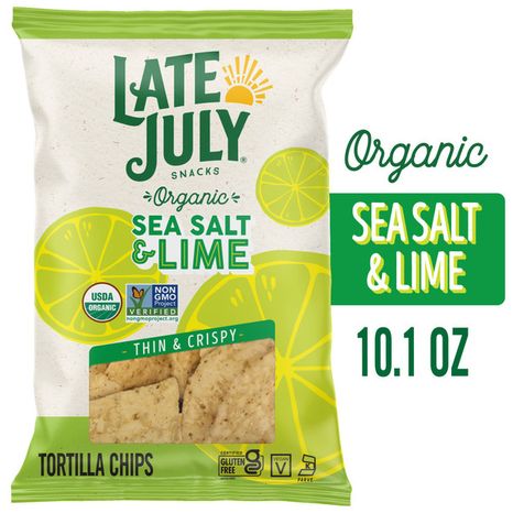 LATE JULY Snacks Sea Salt & Lime Tortilla Chips