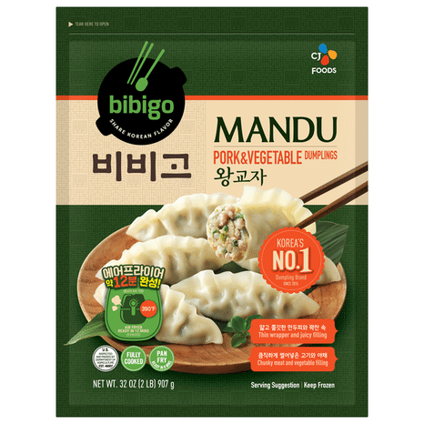 Bibigo Dumplings, Mandu, Pork & Vegetable