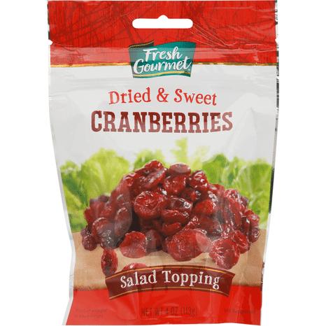Fresh Gourmet Cranberries, Dried & Sweet