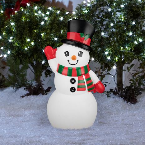 Holiday Living Snowman Blow Mold Decoration