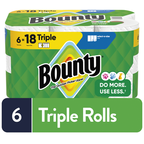 Bounty Paper Towels Select-A-Size