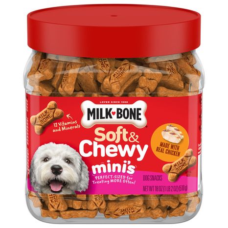 Milk-Bone Soft & Chewy Mini’s Dog Treats Made With Real Chicken