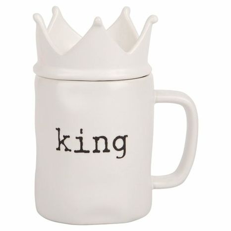 King Mug - Matte Black & White