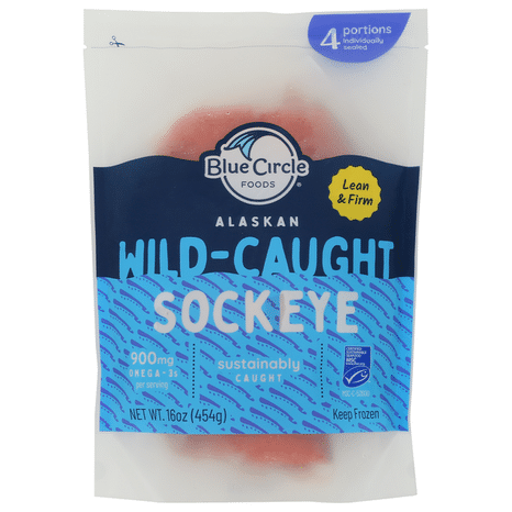 Blue Circle Frozen Wild Sockeye Salmon