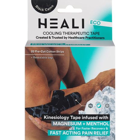 Heali Black Camo Cooling Therapeutic Tape