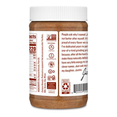 Justin's Classic Almond Butter, 16 OZ