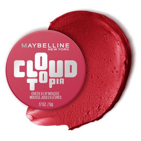 Maybelline Cloudtopia Cheek & Lip Mousse - Etheral Rouge
