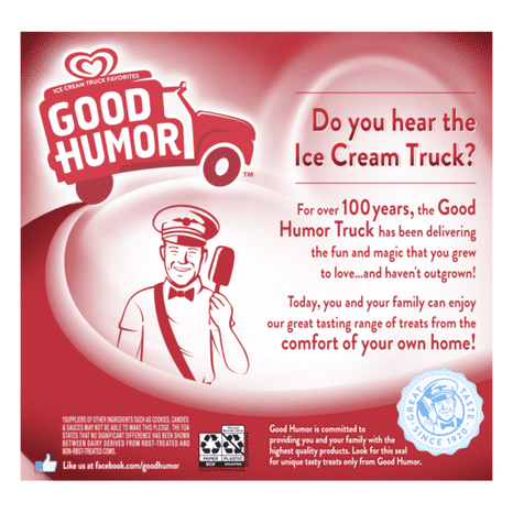Good Humor Frozen Dairy Dessert Bars Strawberry Shortcake, 6 pack