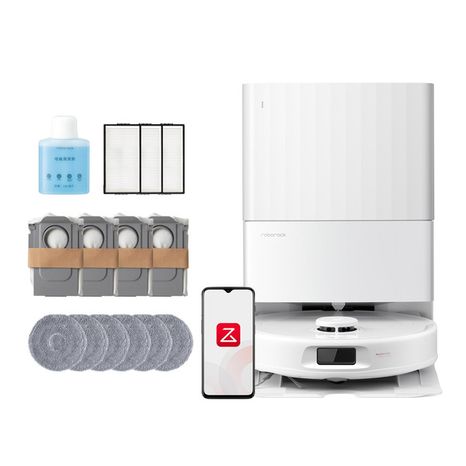 Roborock QX Revo Plus Robot Vacuum & Mop With Multifunctional Dock 3.0 - White