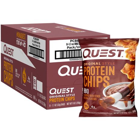 Quest Protein Chips, BBQ Flavored, Original Style