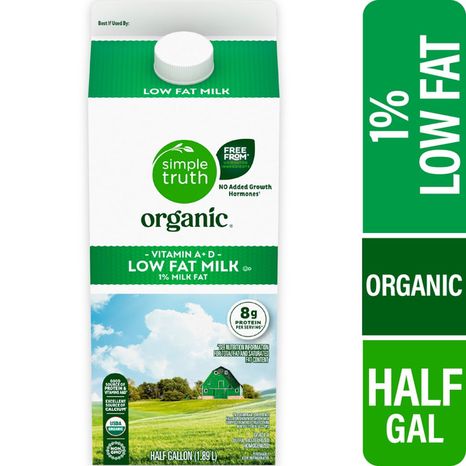 Simple Truth Milk, 1% Low Fat