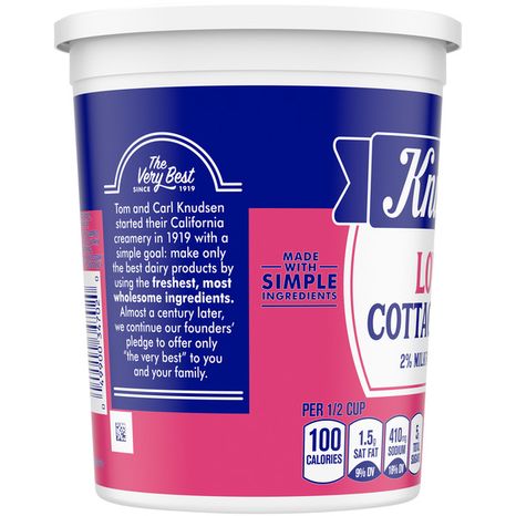 Knudsen Small Curd Low Fat Cottage Cheese