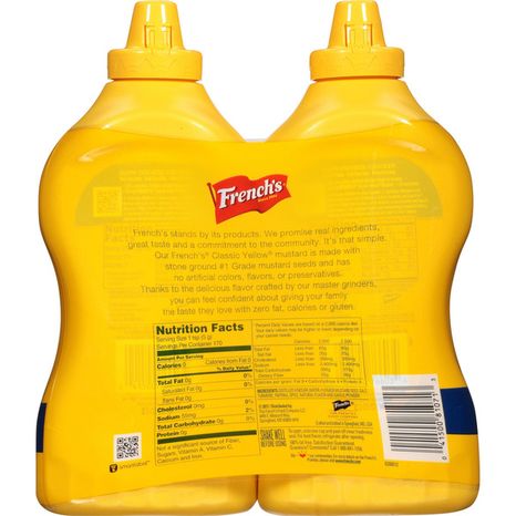 French's® Classic Yellow Mustard Squeeze Bottle