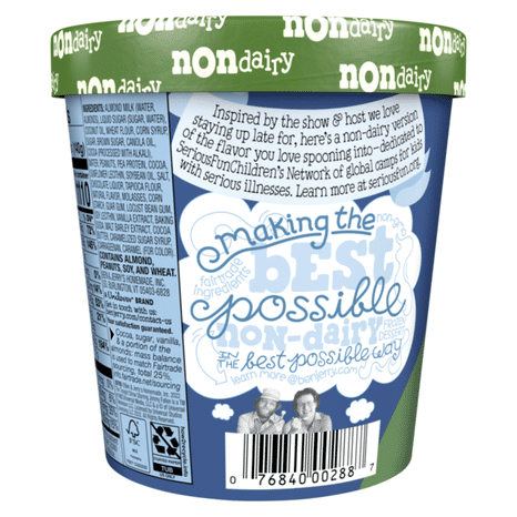 Ben & Jerry's Non-dairy The Tonight Dough Chocolate & Caramel Frozen Dessert