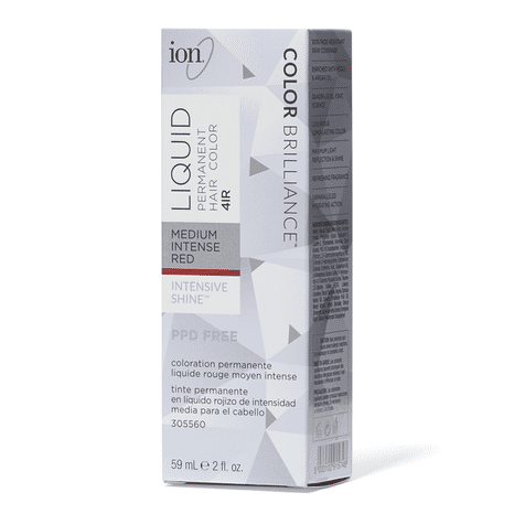 ion Permanent Liquid Hair Color - 4IR Medium Intense Red