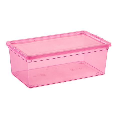 Small Our Tidy Box - Fuchsia - 7-1/2" x 13-1/4" x 4-3/4" H