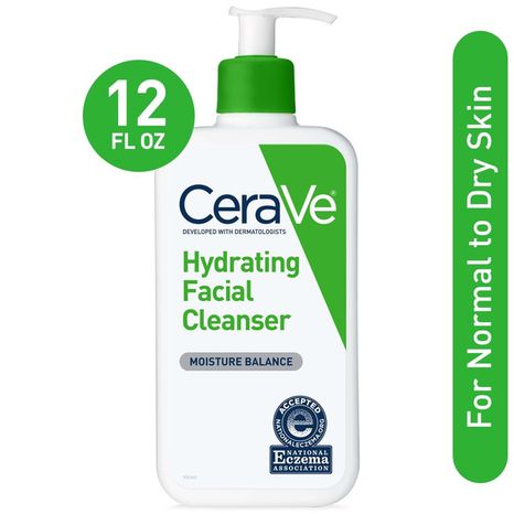 CeraVe Facial Cleanser, Hydrating