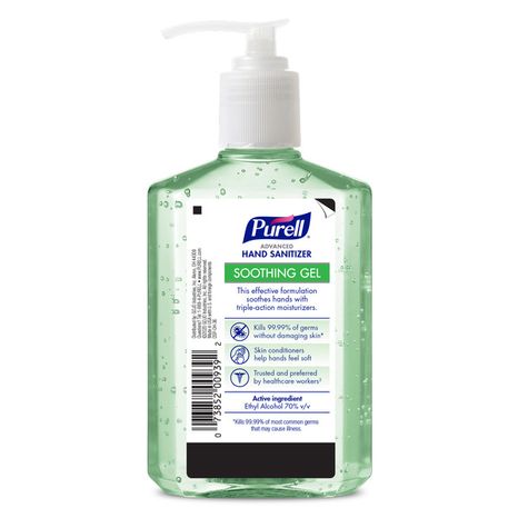 PURELL Advanced Hand Sanitizer Soothing Gel, with Aloe and Vitamin E