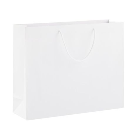 Euro Tote - Matte White - 20" x 6" x 16" h