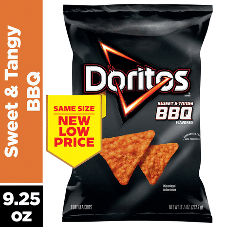 Doritos Chips & Pretzels Sweet and Tangy BBQ Flavored Tortilla Chips
