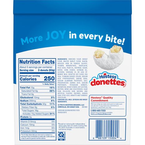 Hostess Donettes, Powdered Mini Donuts