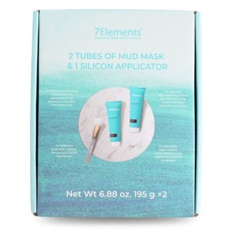 Purifying Dead Sea Mud Mask Enhanced With Aloe Vera & Tea Tree Oil With Silicon Applicator