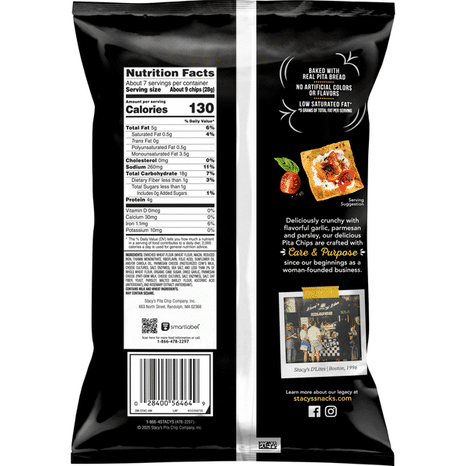 Stacy's Pita Chips, Parmesan Garlic & Herb
