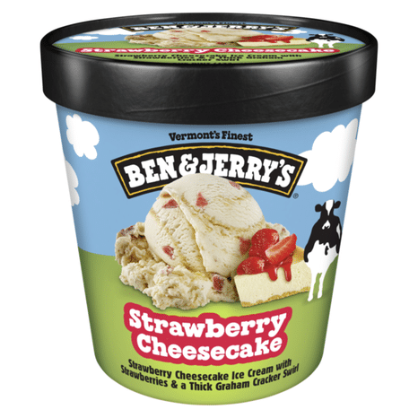 Ben & Jerry's Strawberry Cheesecake Ice Cream Pint