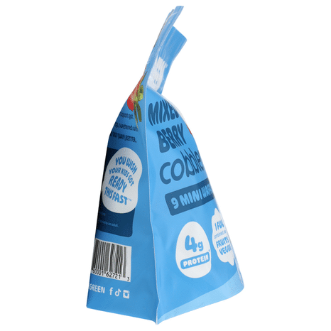 Evergreen Mixed Berry Berry Cobbler, Frozen, Mini Waffles