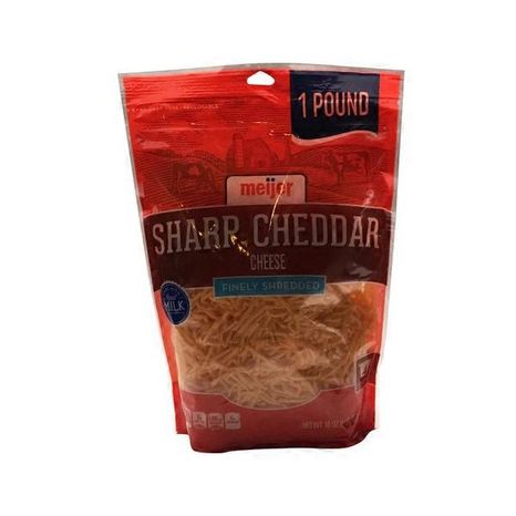 Meijer Sharp Cheddar Finely Shredded Cheese