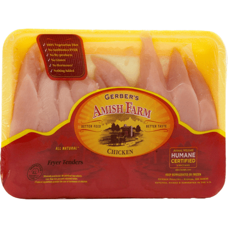 Gerber's Amish Farm Boneless Skinless Chicken Breast Tenders