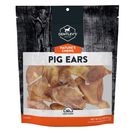 Dentley's Nature's Chews Pig Ear Dog Chews