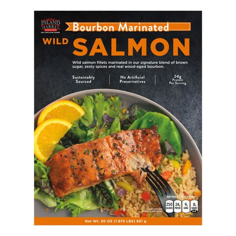 Inland Market Wild Bourbon Salmon