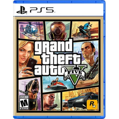 Rockstar Games Grand Theft Auto V Standard Edition Video Game for PlayStation 5