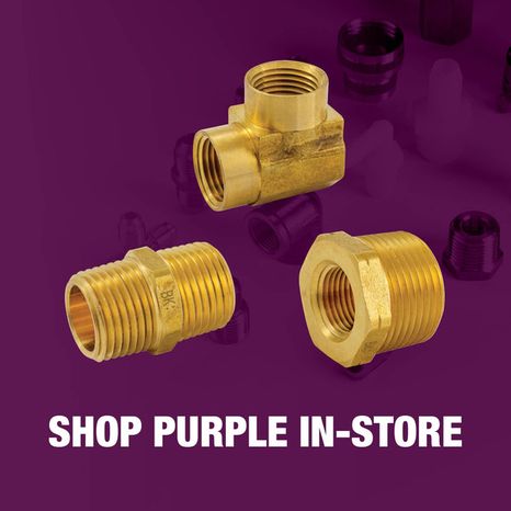 B&K 3/8" x 3/8" Diagram Threaded Male Adapter Nipple Fitting in Gold