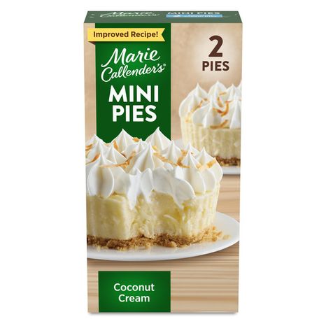 Marie Callender's Coconut Cream Mini Pies Frozen Dessert