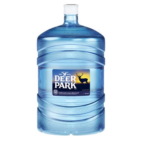 DEER PARK Brand Spring Water, 5-gallon plastic jug