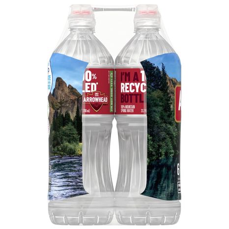 ARROWHEAD Mountain Spring Water, Sport Bottle with Flip Cap