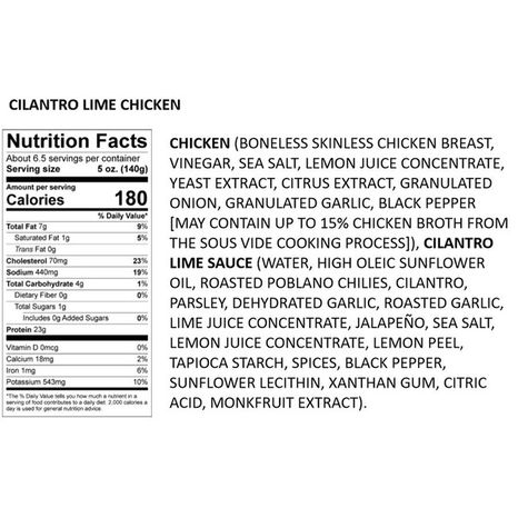 Kevin's Natural Foods Cilantro Lime Chicken
