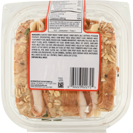 Sandwich, Turkey & White Cheddar