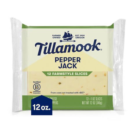 Tillamook Farmstyle Pepper Jack Cheese Slices