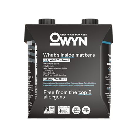 OWYN Shake, Plant Protein, Vanilla
