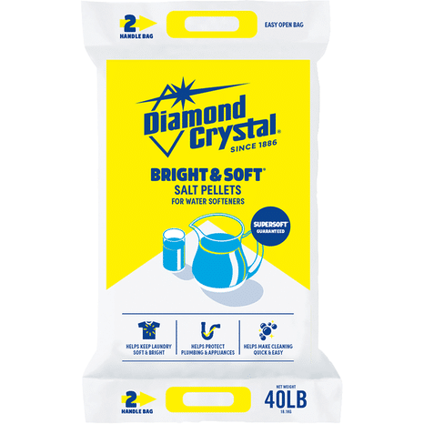 Diamond Crystal Salt Bright & Soft Salt Pellets for Water Softeners